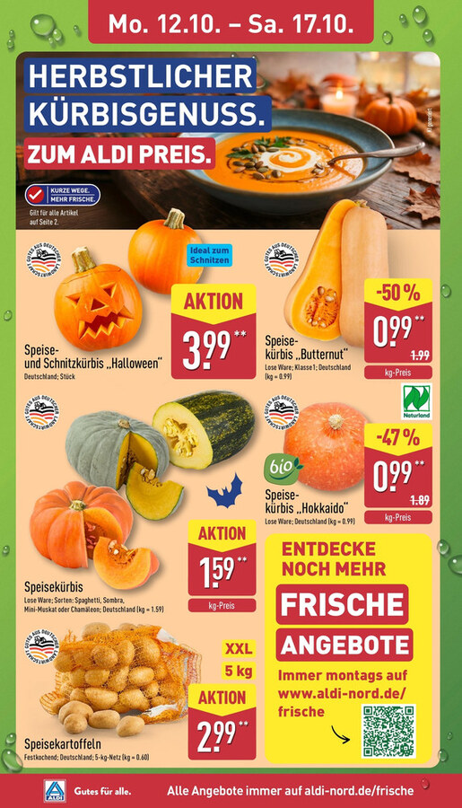 Aldi Nord Prospekt ab 12.10.2026 – Seite 2