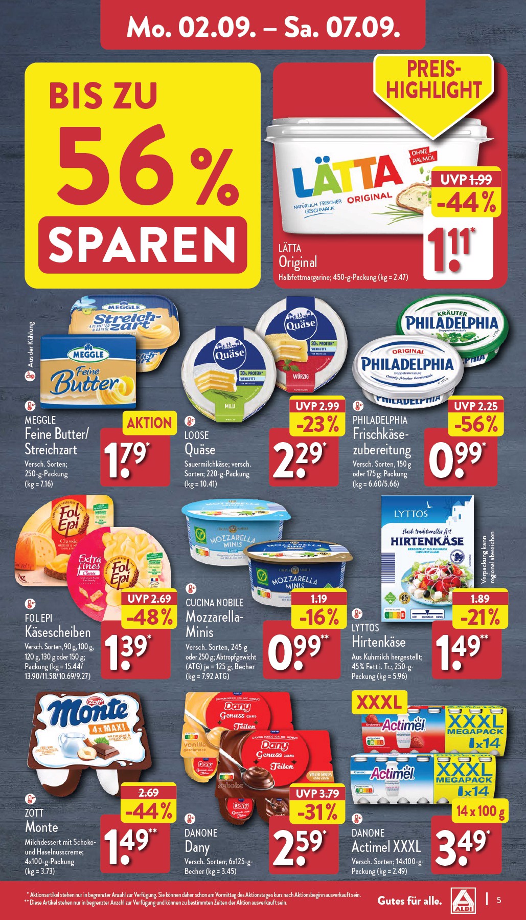 Seite 5 im Aldi Nord Prospekt