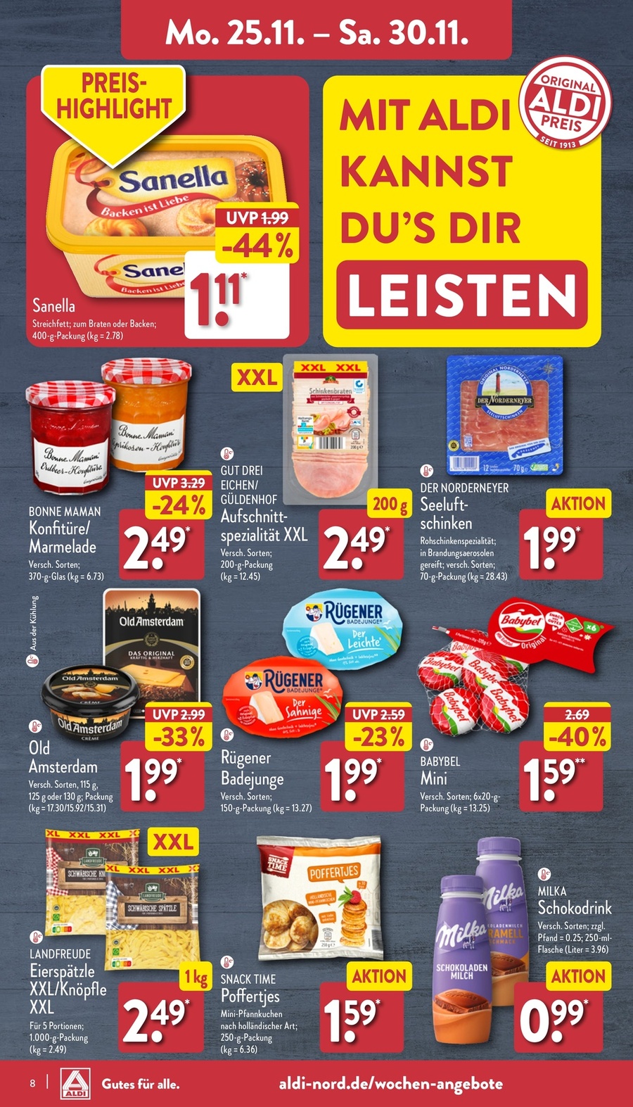 Seite 8 im Aldi Nord Prospekt