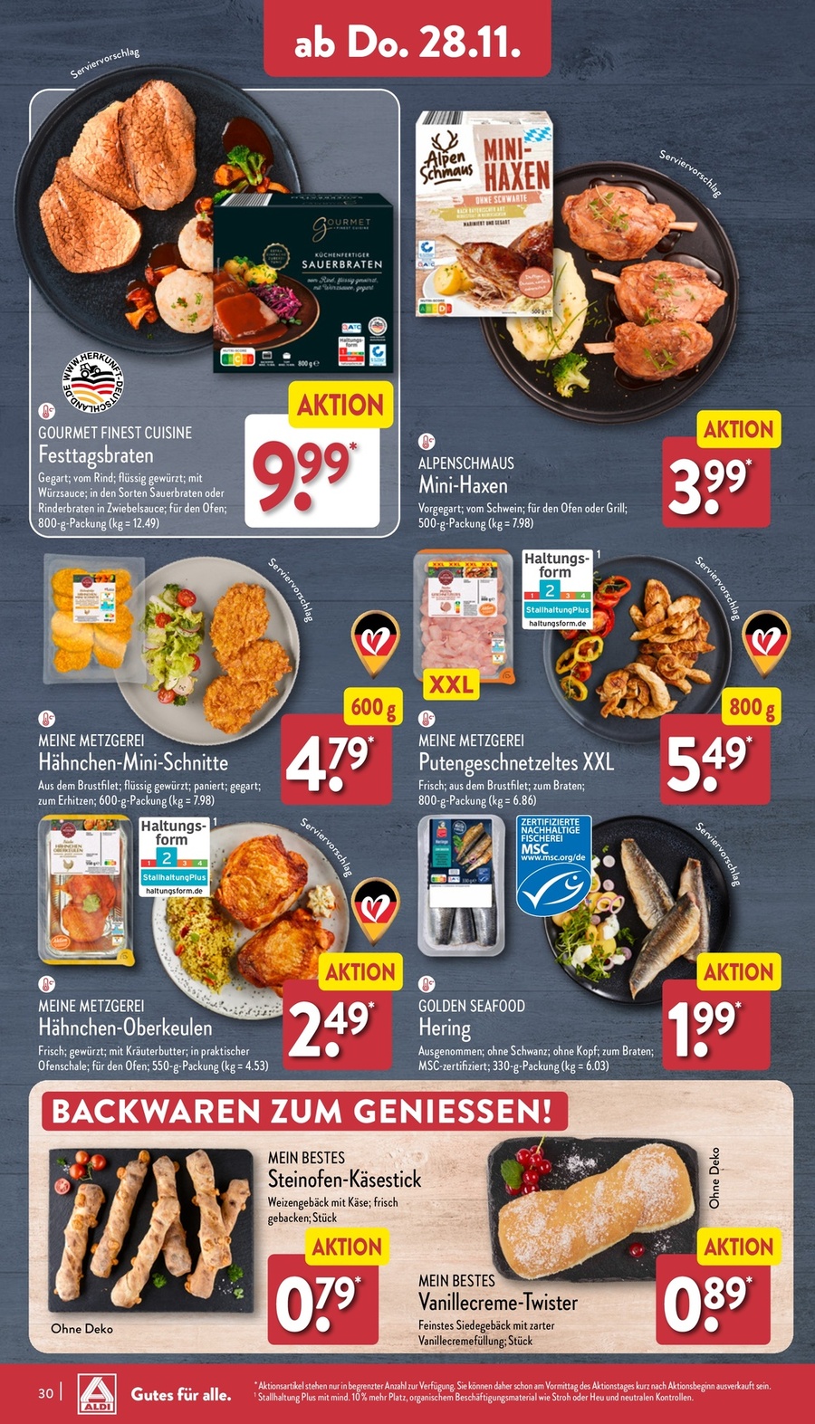 Seite 30 im Aldi Nord Prospekt