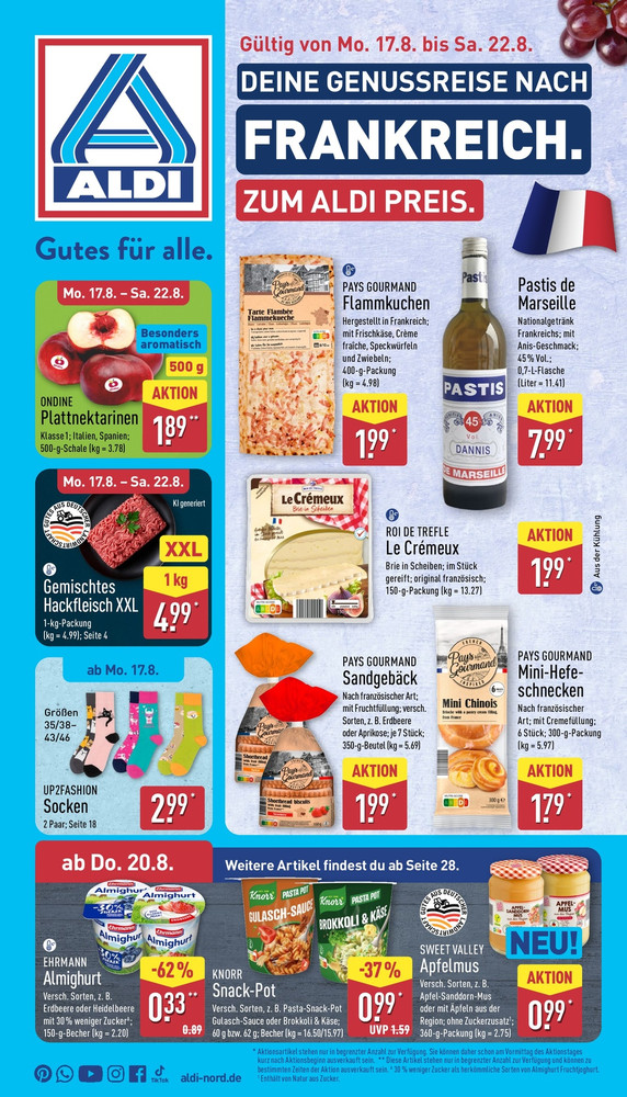 Aldi Nord Prospekt – Vorschaubild