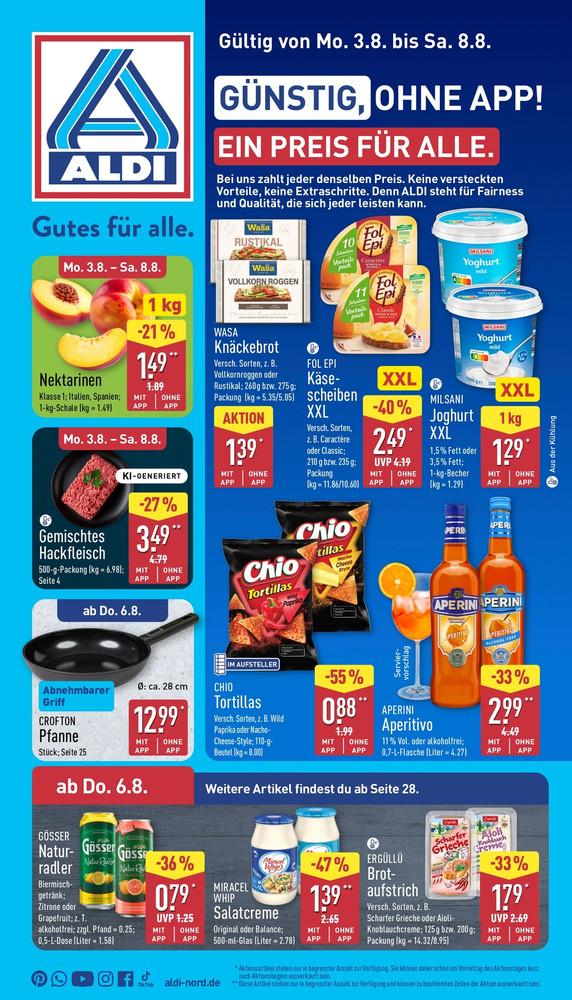 Aldi Nord Prospekt – Vorschaubild