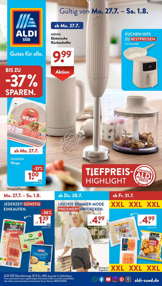 Aldi Süd Prospekt – Vorschaubild
