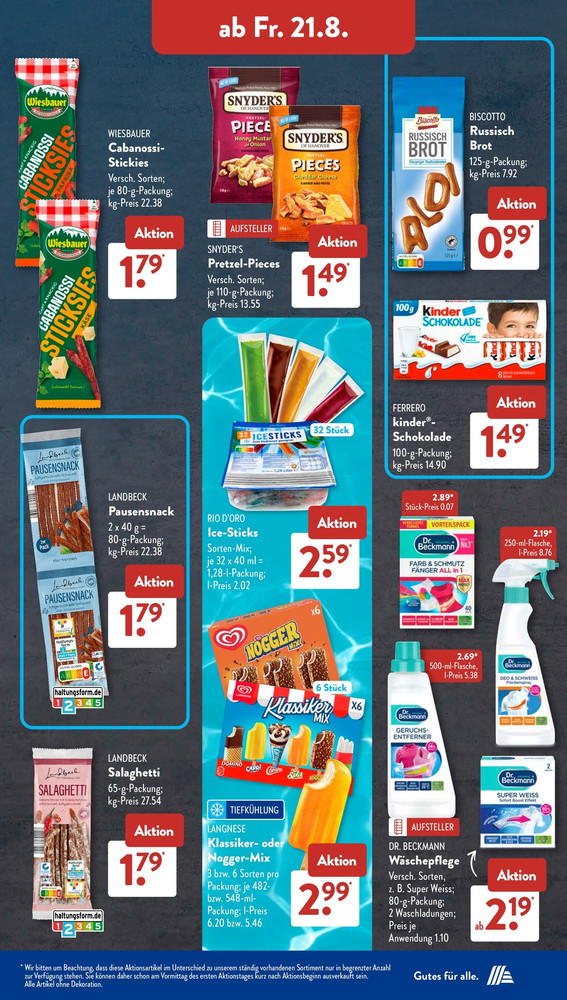 Aldi Süd Prospekt – Seite 22