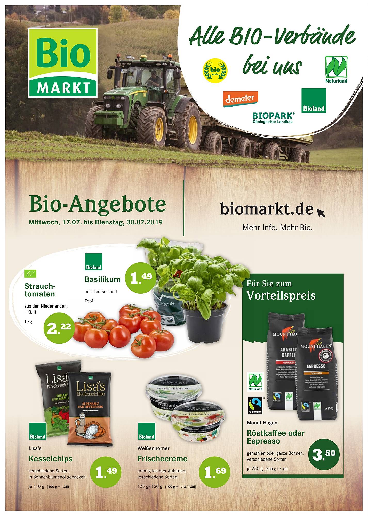 Aleco Biomarkt Prospekt – Seite 1