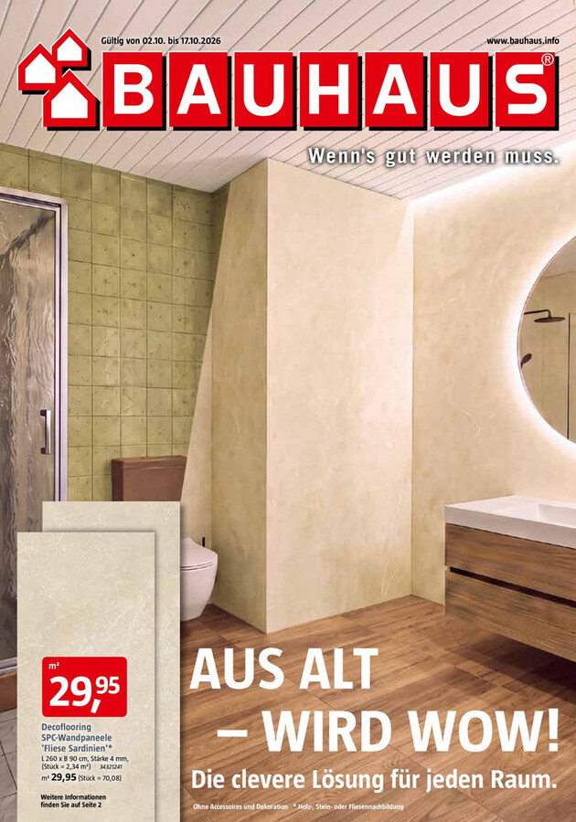 BAUHAUS Prospekt – Seite 1
