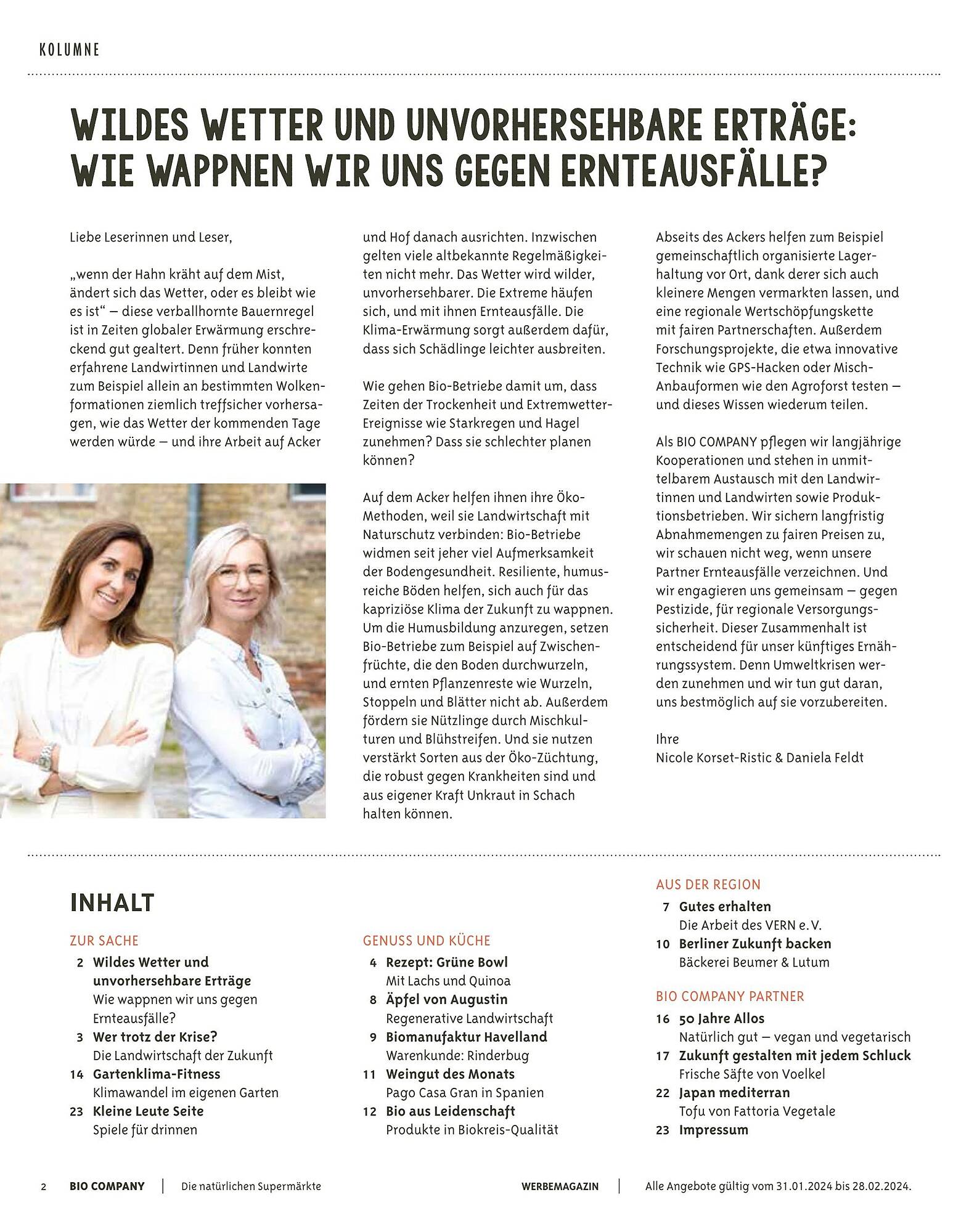 Bio Company Prospekt – Seite 2