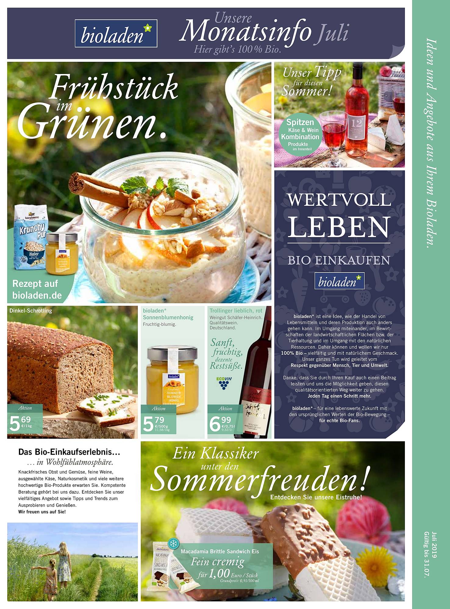 Bioladen Prospekt – Vorschaubild