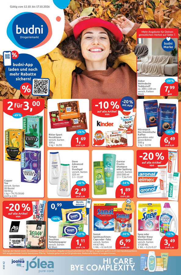 BUDNI Prospekt ab 12.10.2026 – Seite 1