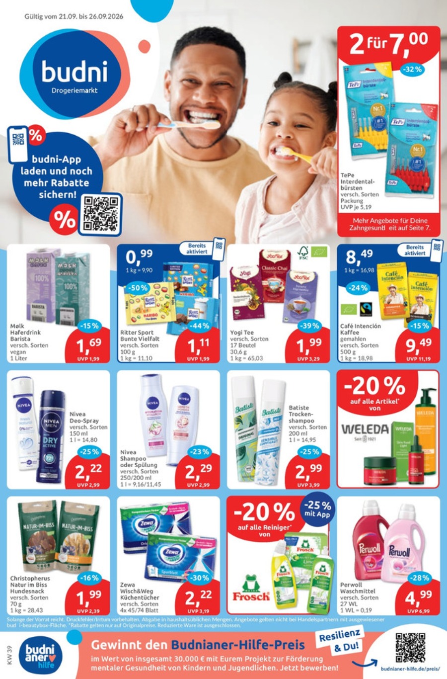 BUDNI Prospekt – Seite 1