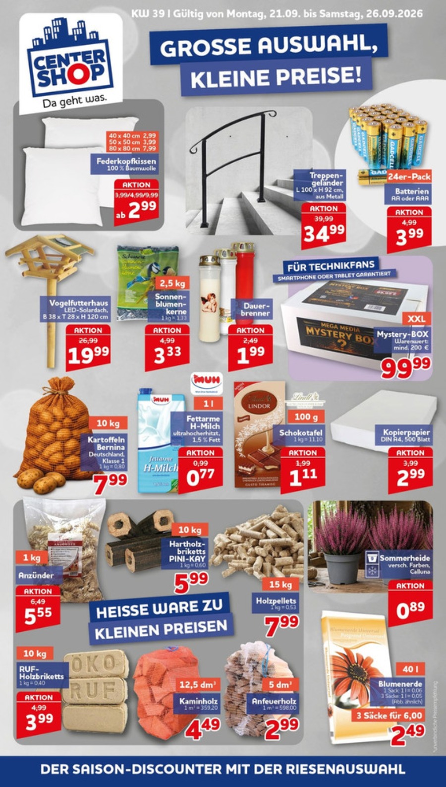 CENTERSHOP Prospekt – Seite 1