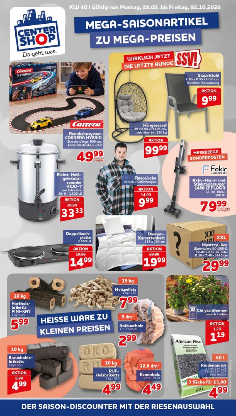 CENTERSHOP Prospekt – Seite 1