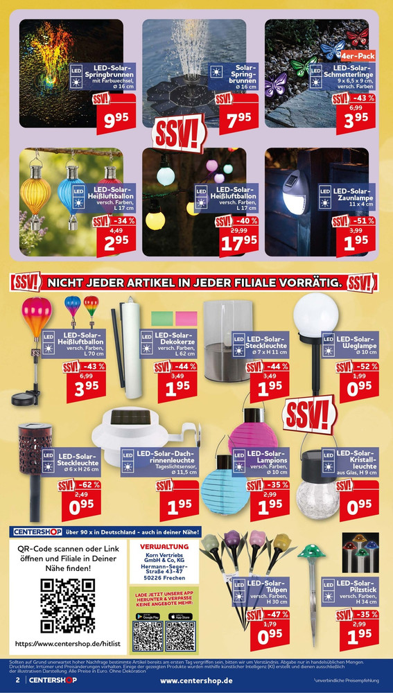 CENTERSHOP Prospekt – Seite 2