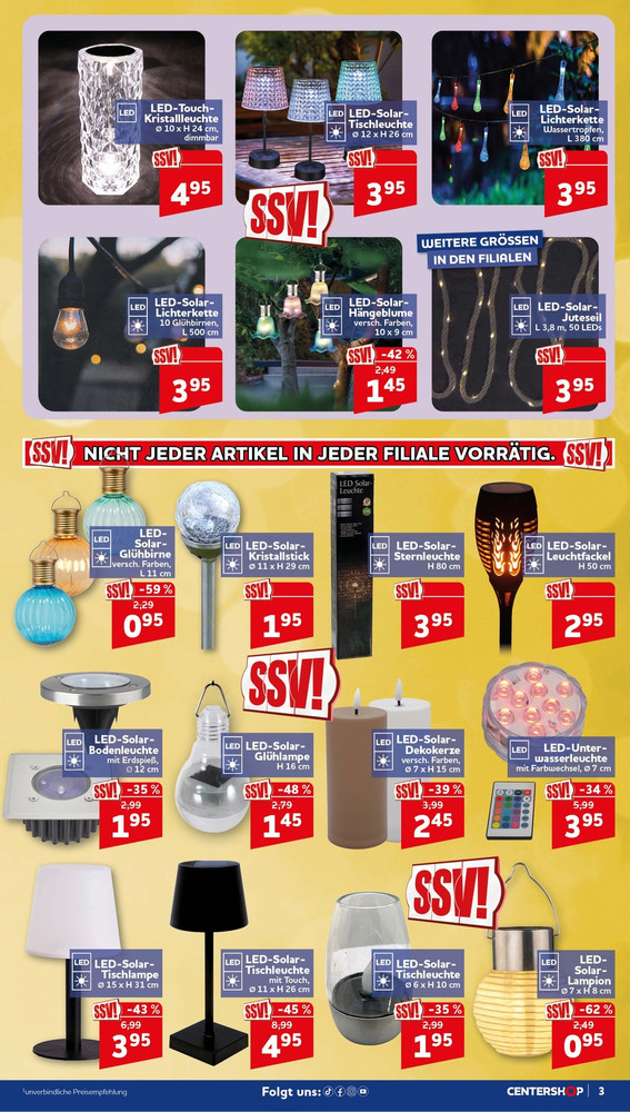 CENTERSHOP Prospekt – Seite 3