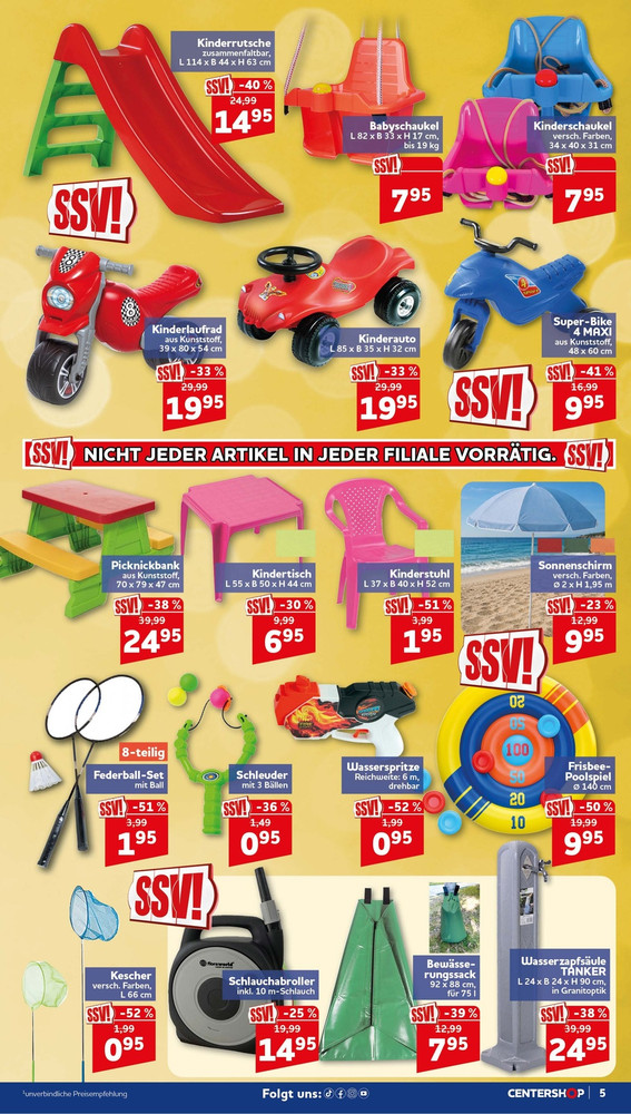 CENTERSHOP Prospekt – Seite 5