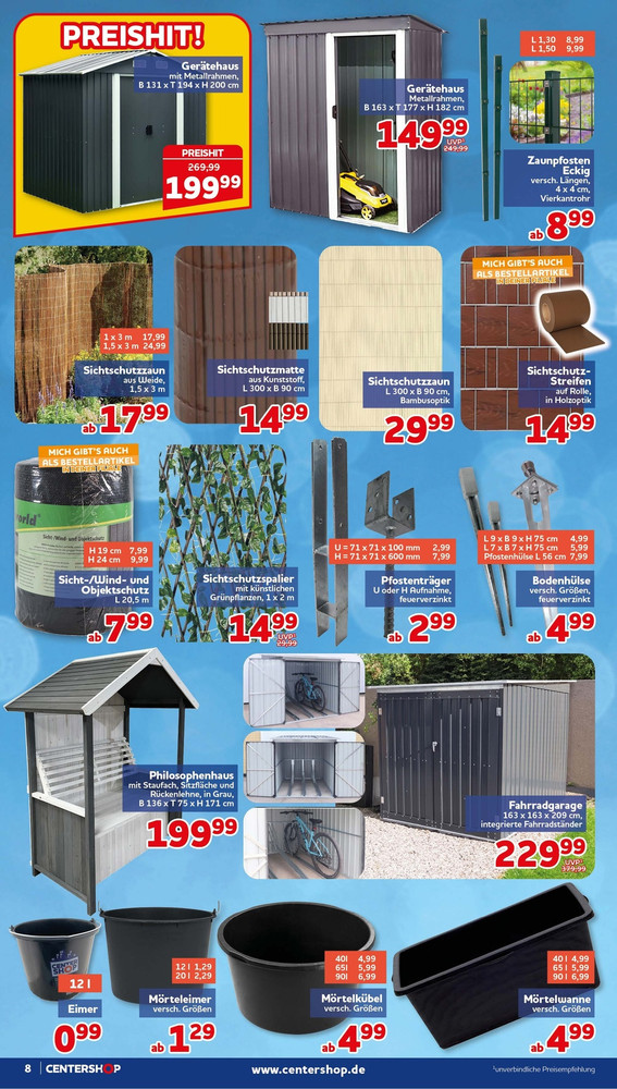 CENTERSHOP Prospekt – Seite 8