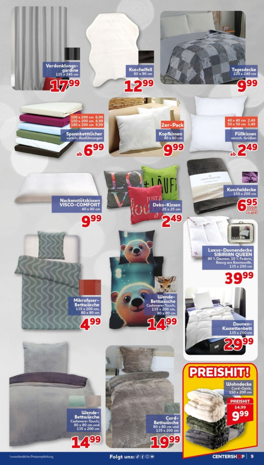 CENTERSHOP Prospekt – Seite 9