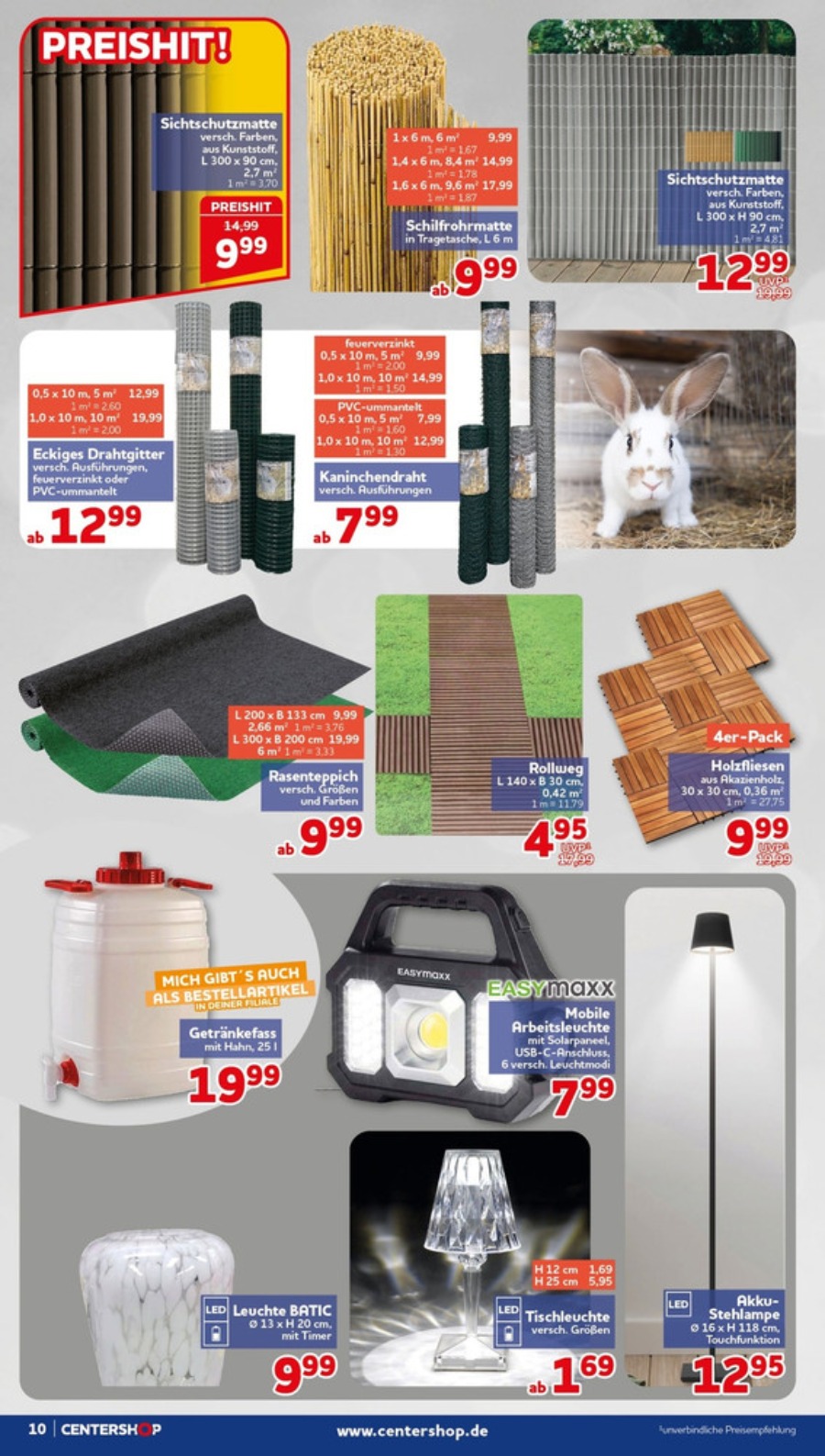 CENTERSHOP Prospekt – Seite 10