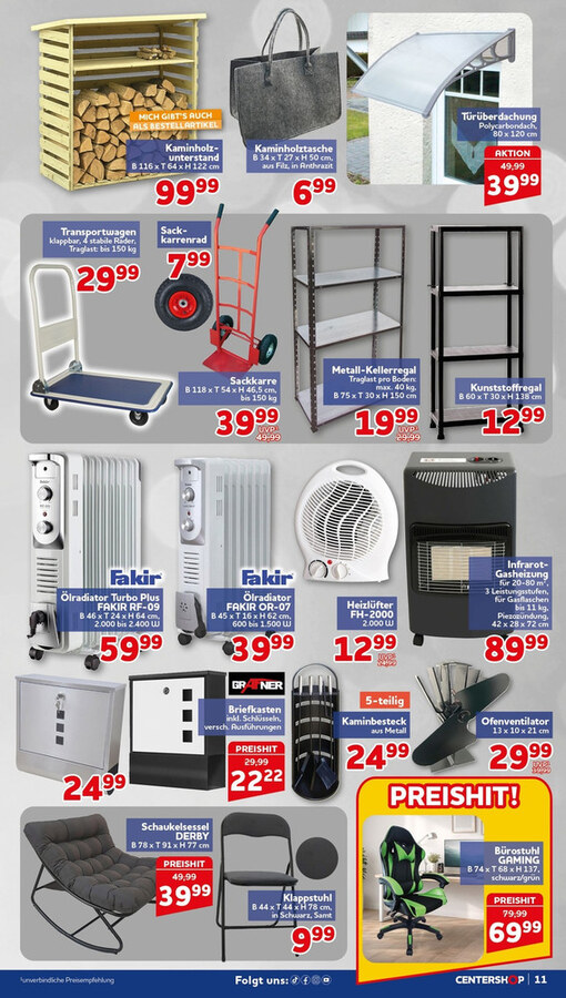 CENTERSHOP Prospekt – Seite 11