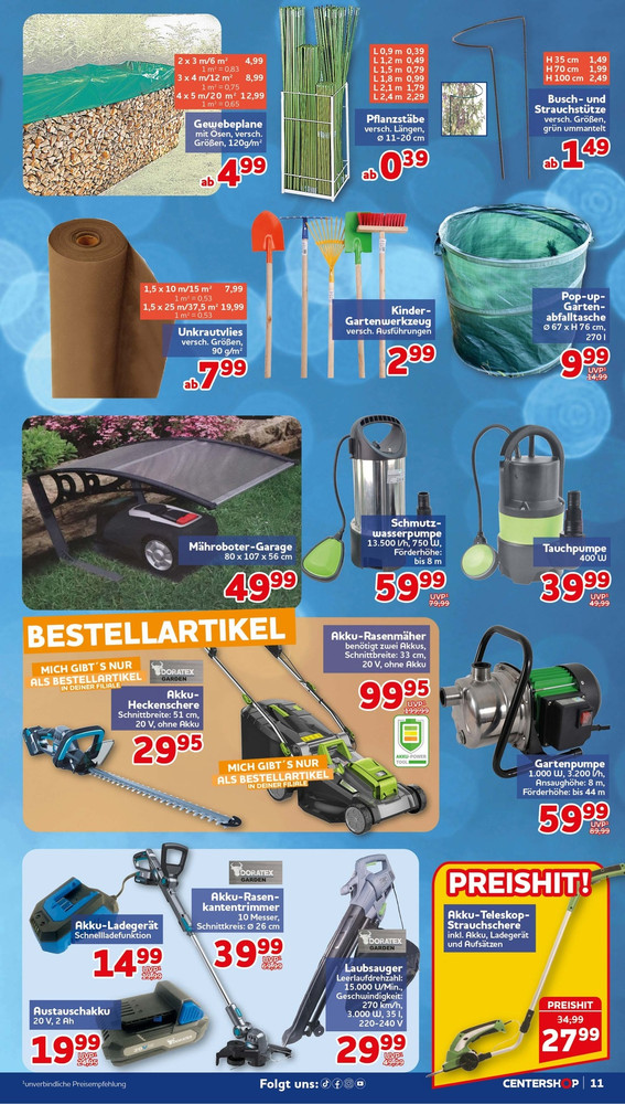 CENTERSHOP Prospekt – Seite 11