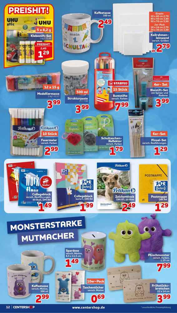 CENTERSHOP Prospekt – Seite 12