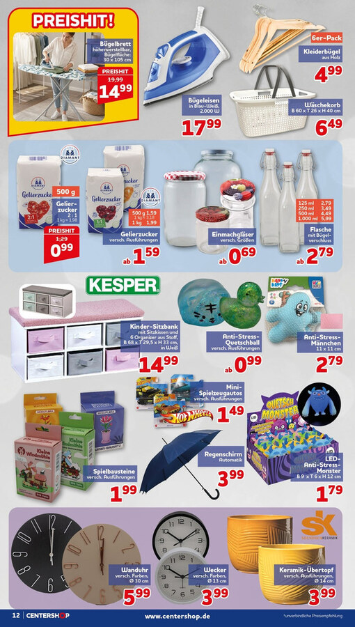 CENTERSHOP Prospekt – Seite 12
