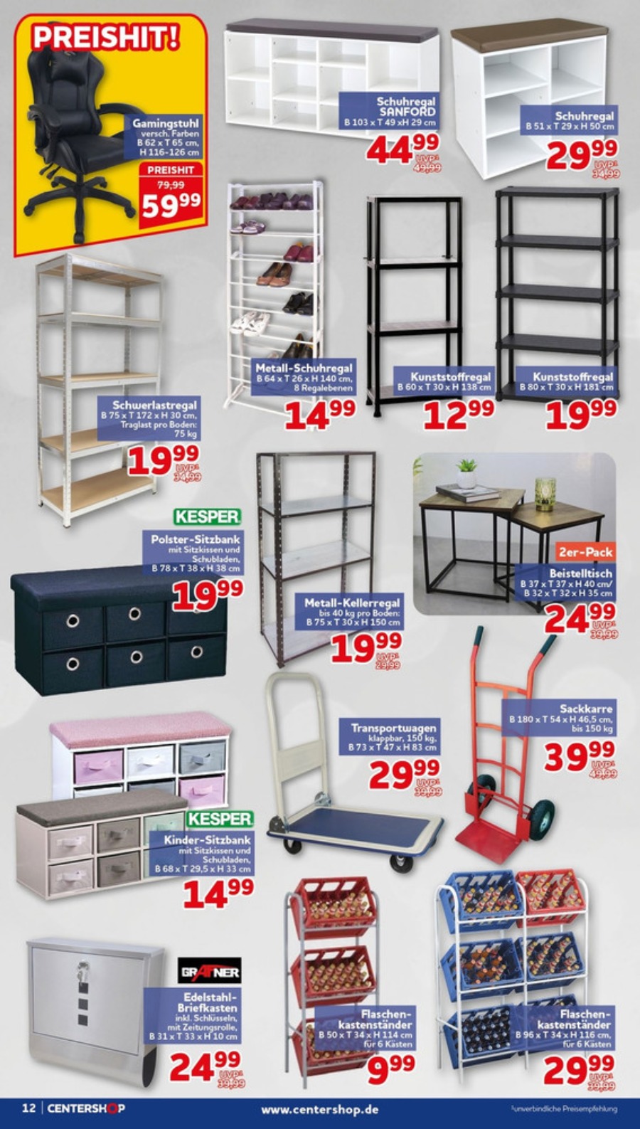 CENTERSHOP Prospekt – Seite 12