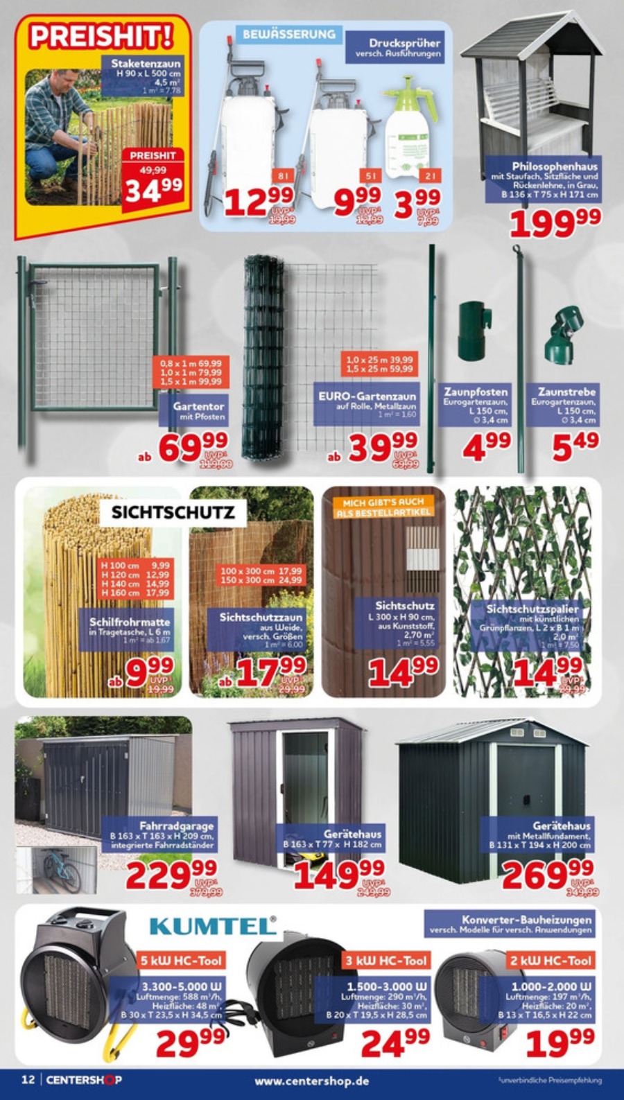 CENTERSHOP Prospekt – Seite 12
