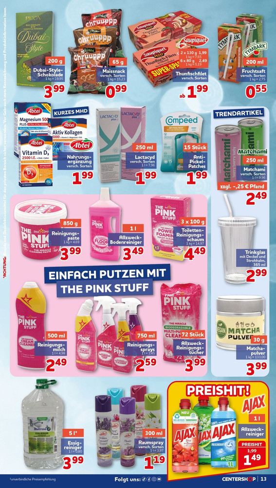 CENTERSHOP Prospekt – Seite 13
