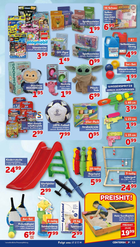 CENTERSHOP Prospekt – Seite 13