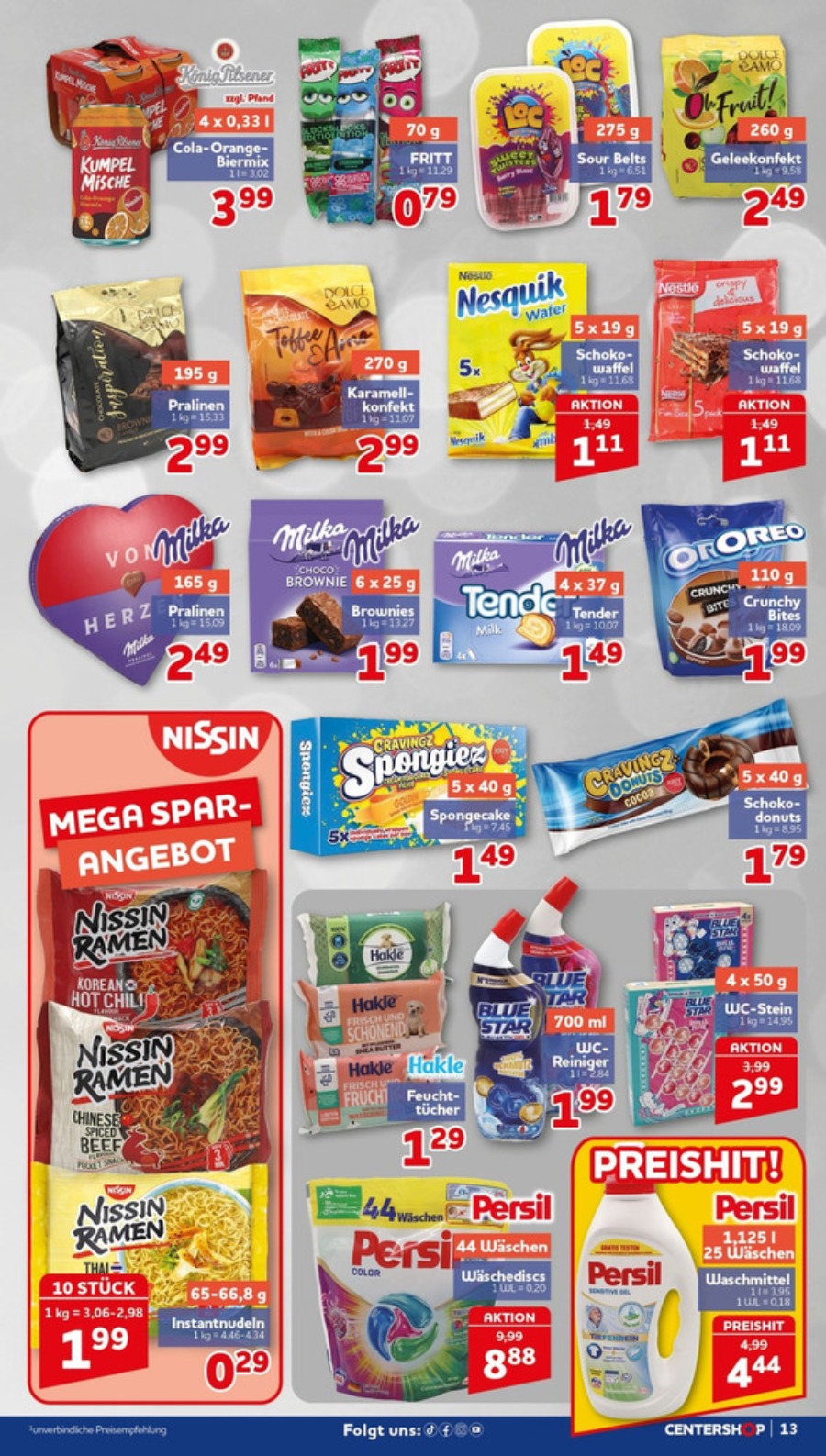 CENTERSHOP Prospekt – Seite 13