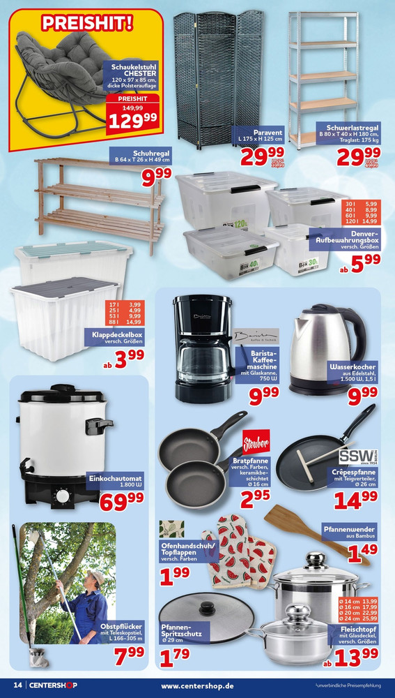 CENTERSHOP Prospekt – Seite 14