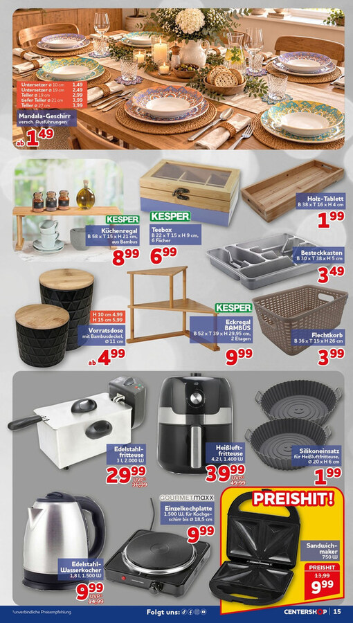 CENTERSHOP Prospekt – Seite 15
