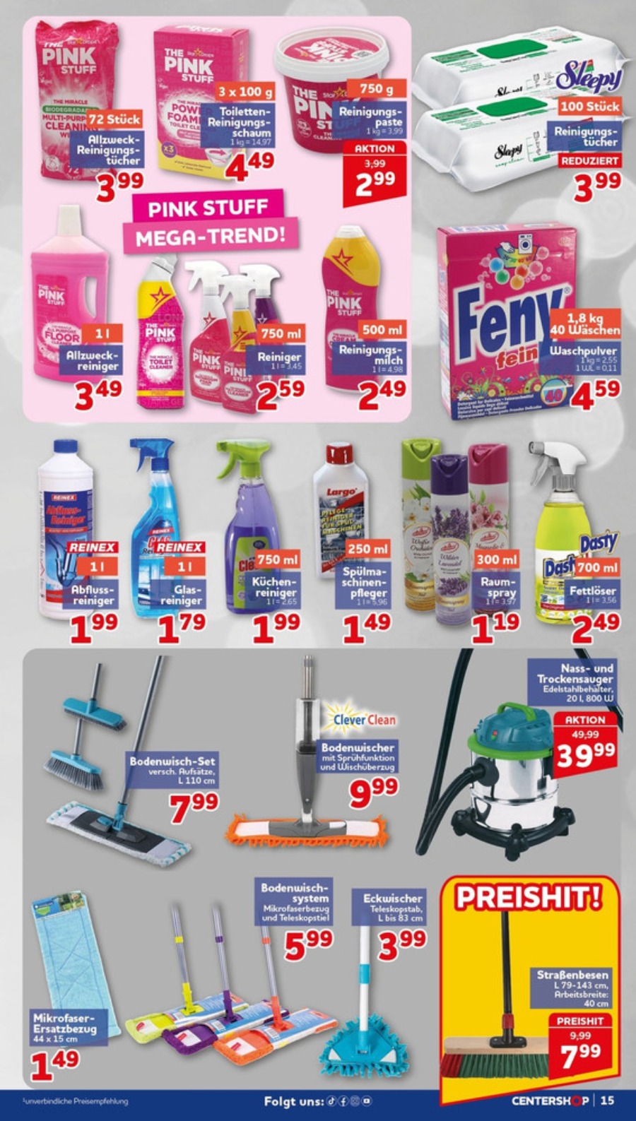 CENTERSHOP Prospekt – Seite 15