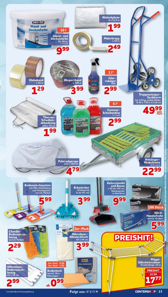 CENTERSHOP Prospekt – Seite 15