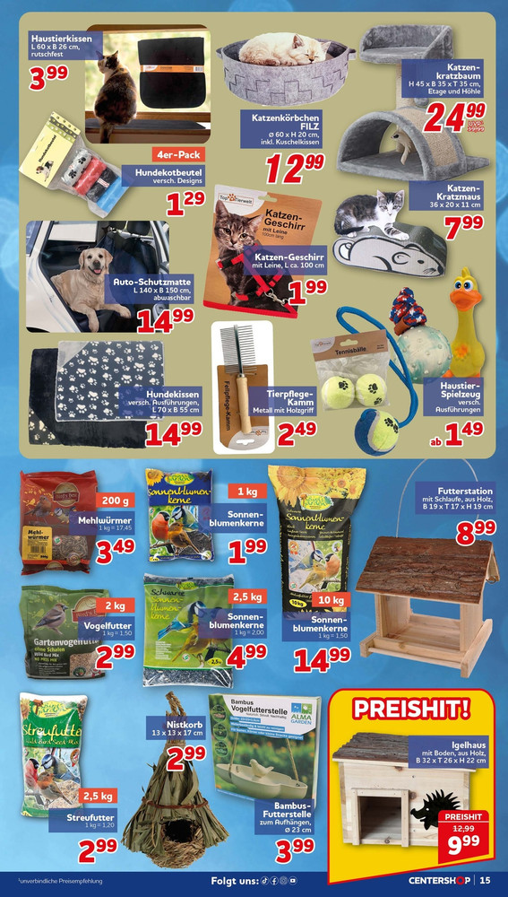 CENTERSHOP Prospekt – Seite 15