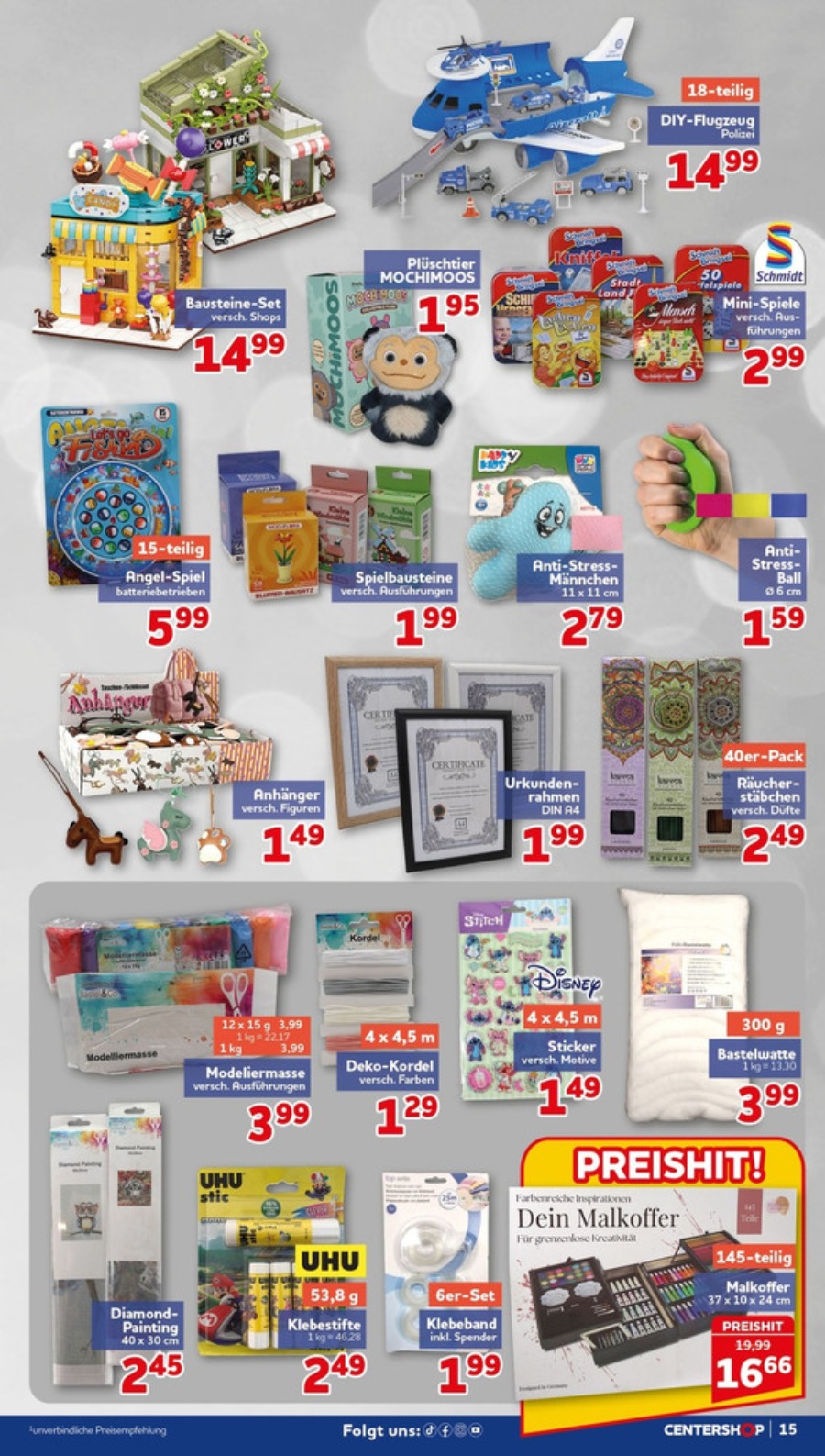 CENTERSHOP Prospekt – Seite 15