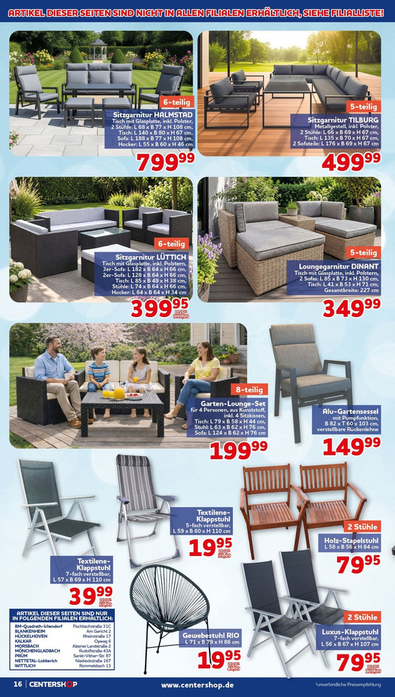 CENTERSHOP Prospekt – Seite 16
