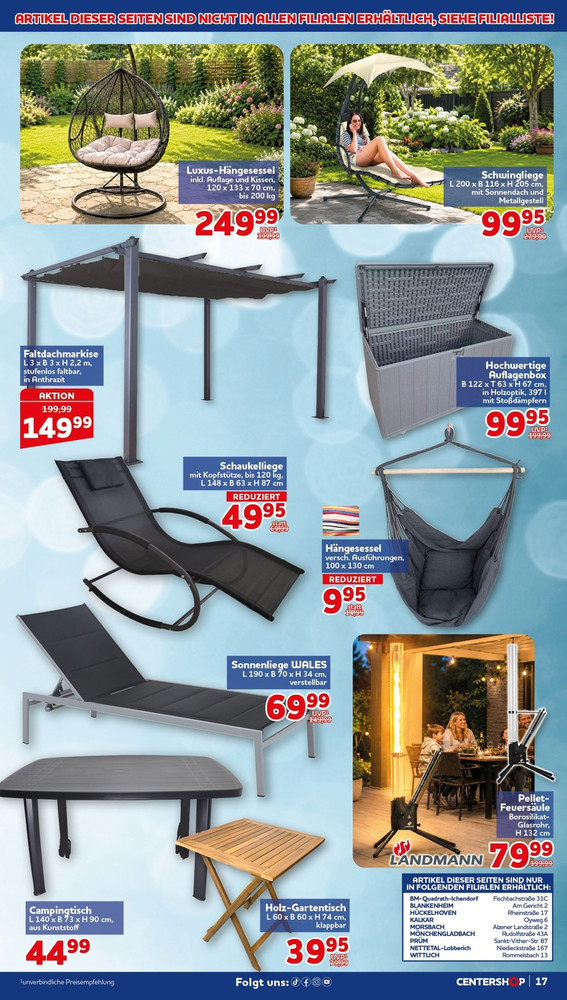 CENTERSHOP Prospekt – Seite 17