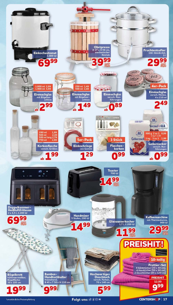 CENTERSHOP Prospekt – Seite 17