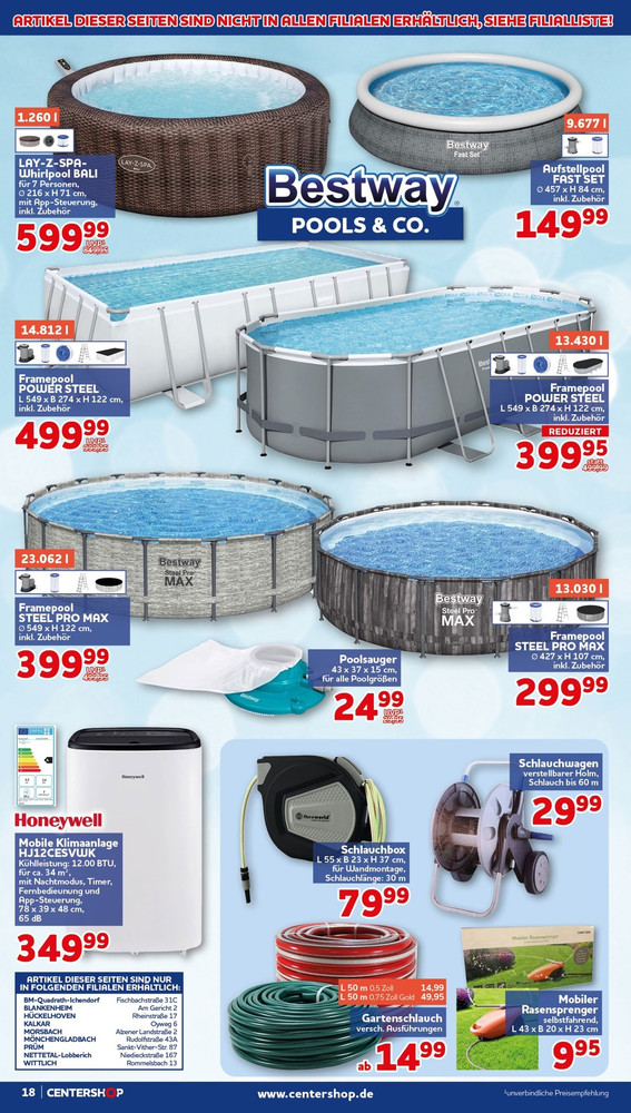 CENTERSHOP Prospekt – Seite 18