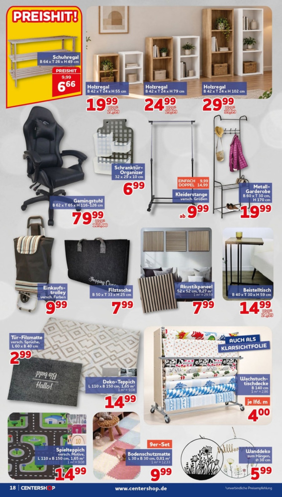 CENTERSHOP Prospekt – Seite 18