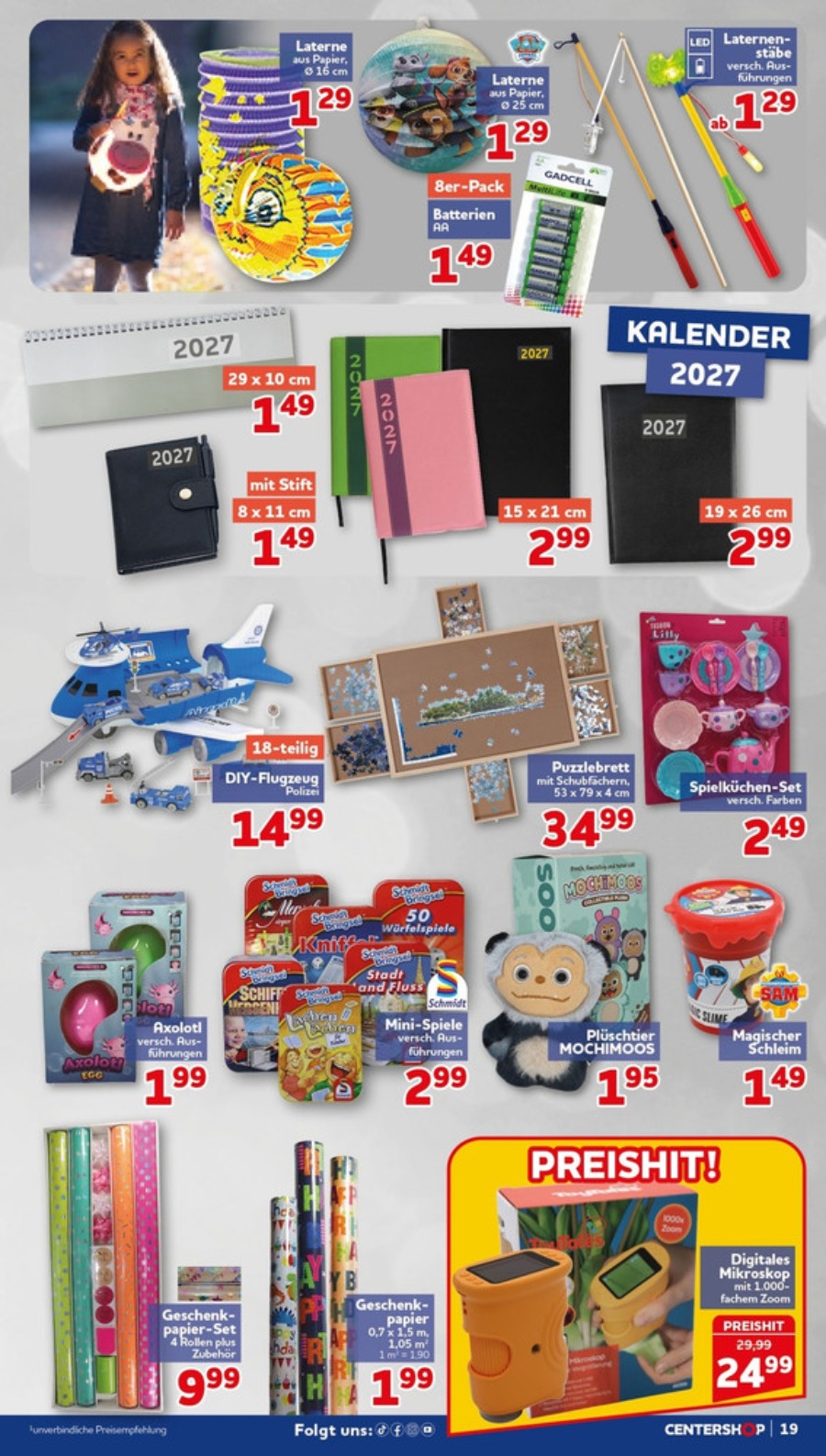 CENTERSHOP Prospekt – Seite 19