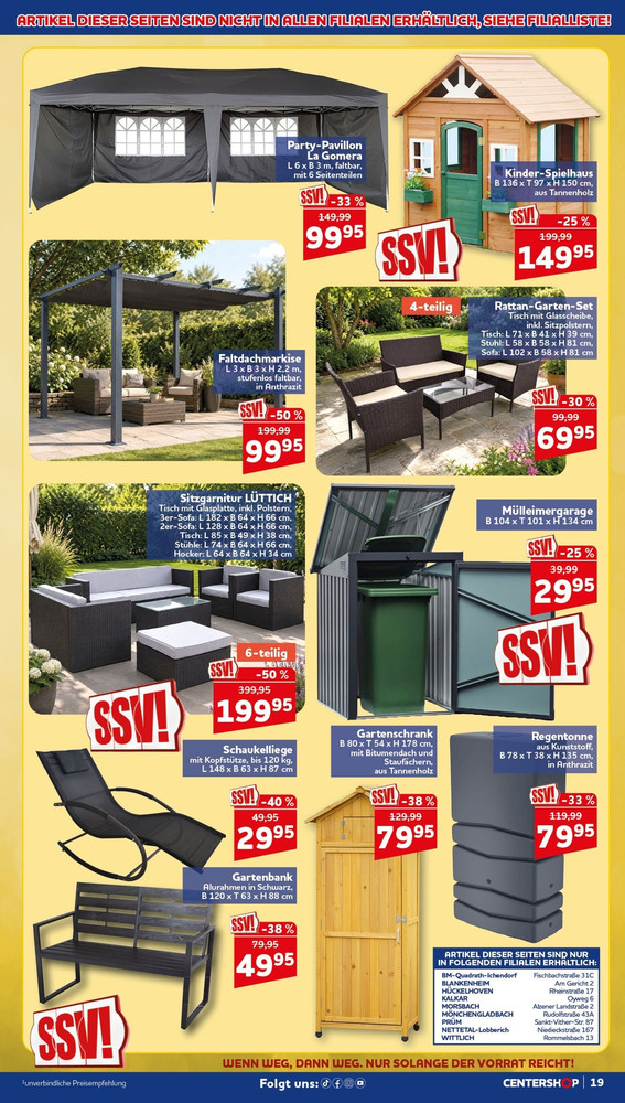 CENTERSHOP Prospekt – Seite 19