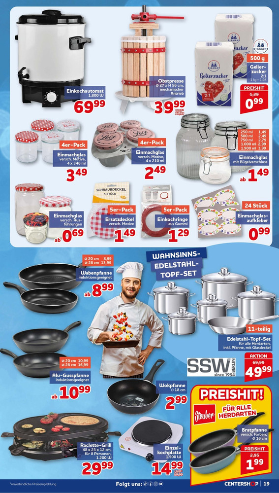 CENTERSHOP Prospekt – Seite 19