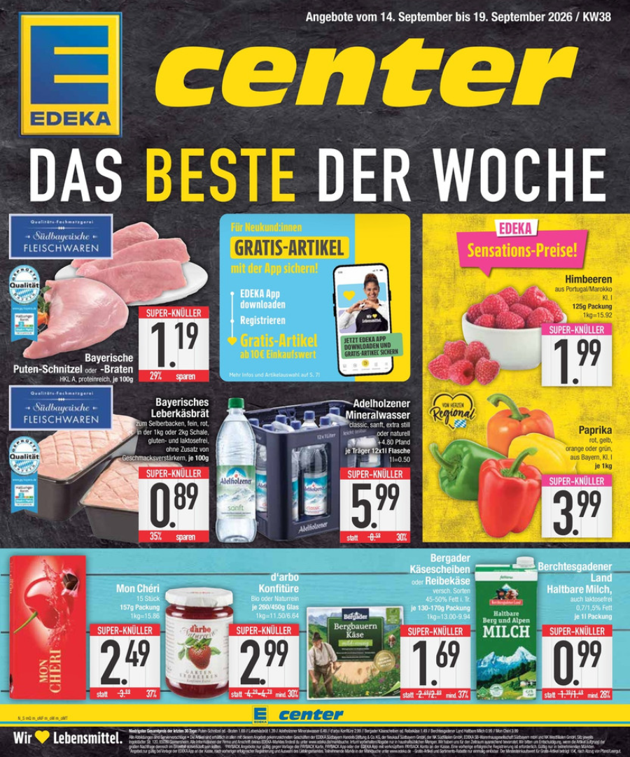 E-Center Prospekt – Seite 1