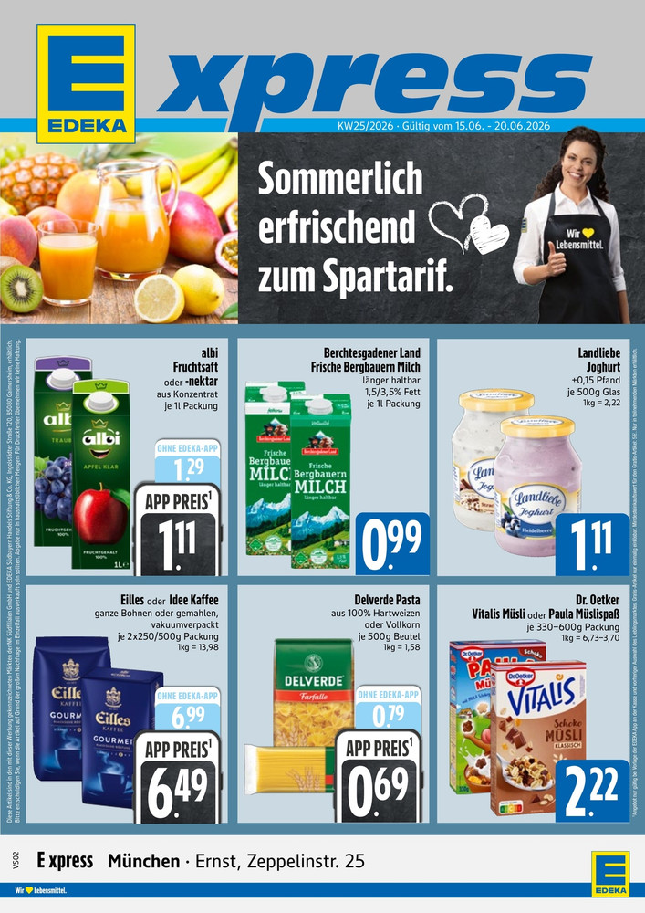Edeka xpress Prospekt – Seite 1