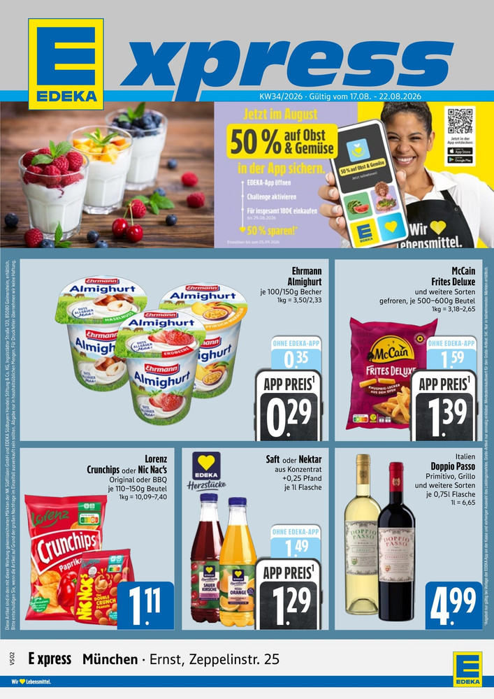Edeka xpress Prospekt – Vorschaubild