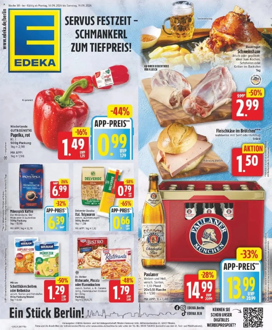 EDEKA Prospekt – Seite 1