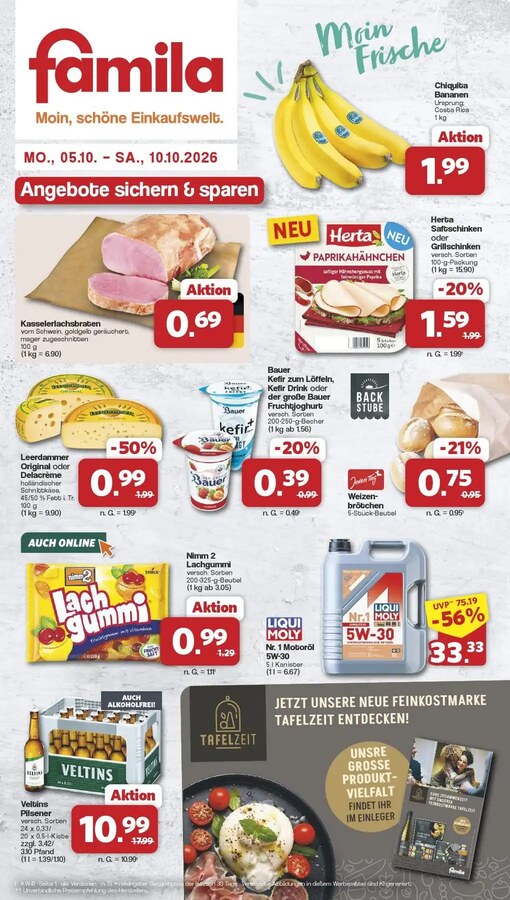 Famila Nordwest Prospekt ab 05.10.2026 – Seite 1